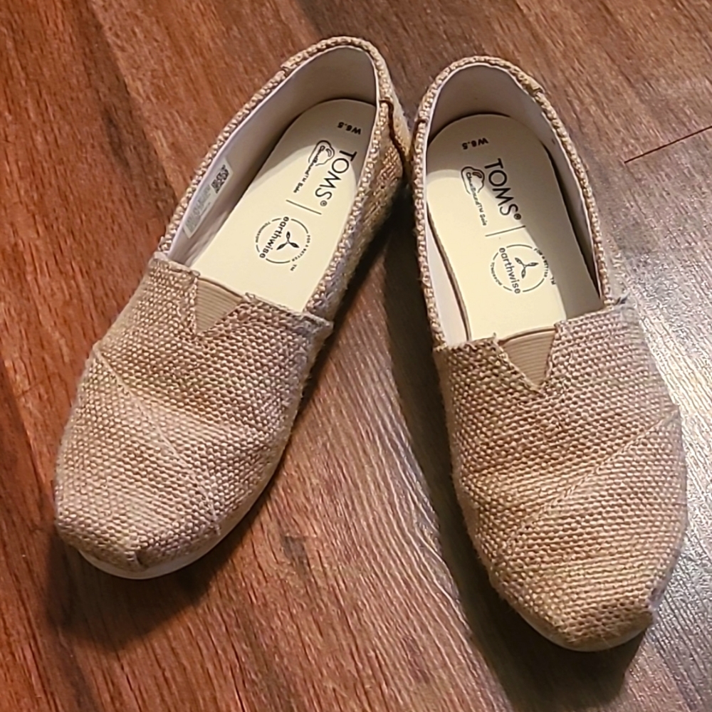 Toms Alpargata burlap 6.5